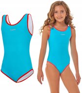 ZAGANO - Badpak meisjes - Maat 158 - Sneldrogende - Sport zwempak - Strandpak damen