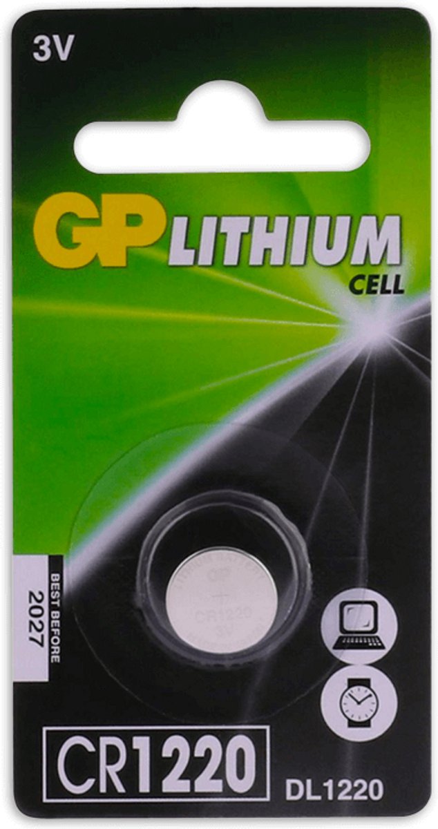GP Batteries Lithium Cell CR1220