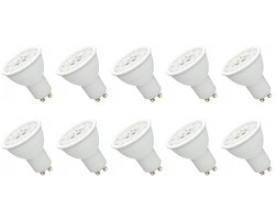 Spectrum LED Lamp GU10 230V 6W - 550 Lumen - 3000/4000/6000K CCT - Instelbare kleurtemperatuur - Energiezuinig - 10 stuks