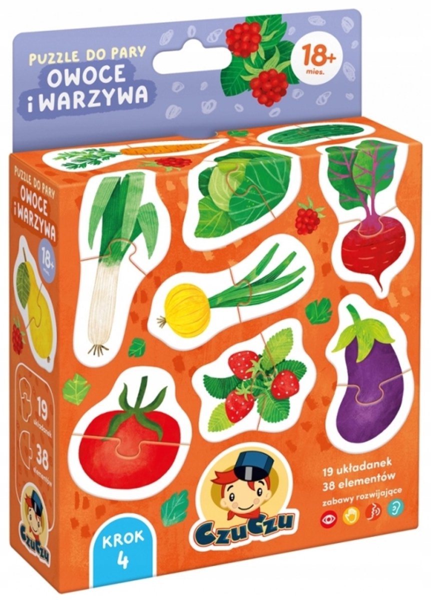 CzuCzu Paarpuzzels: Fruit & Groenten (18m+)