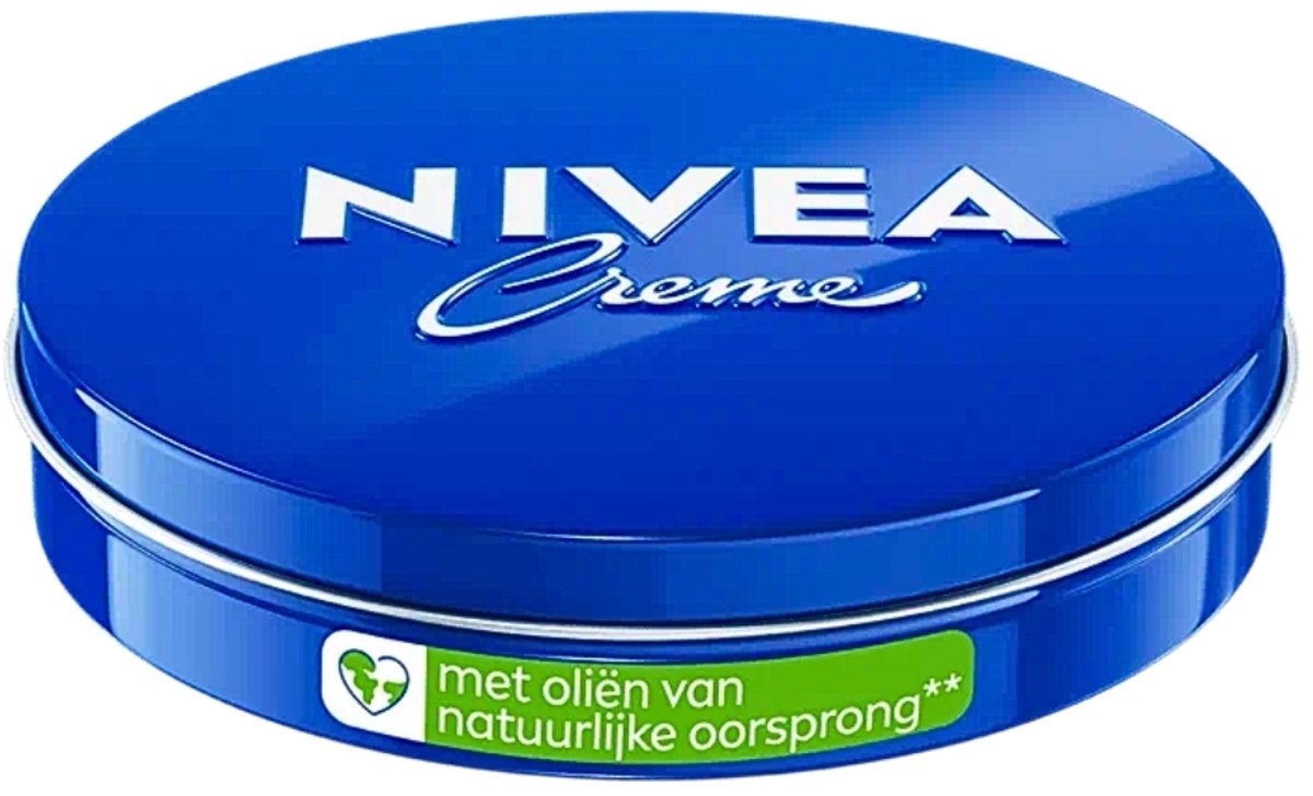 1 x NIVEA - Crèmeblik - Klassieke Crème - Natuurlijke oliën - 75 ml - NIVEA Crème - Huidverzorging - Droge Huid - Normale Huid - Crème Voor Gezicht