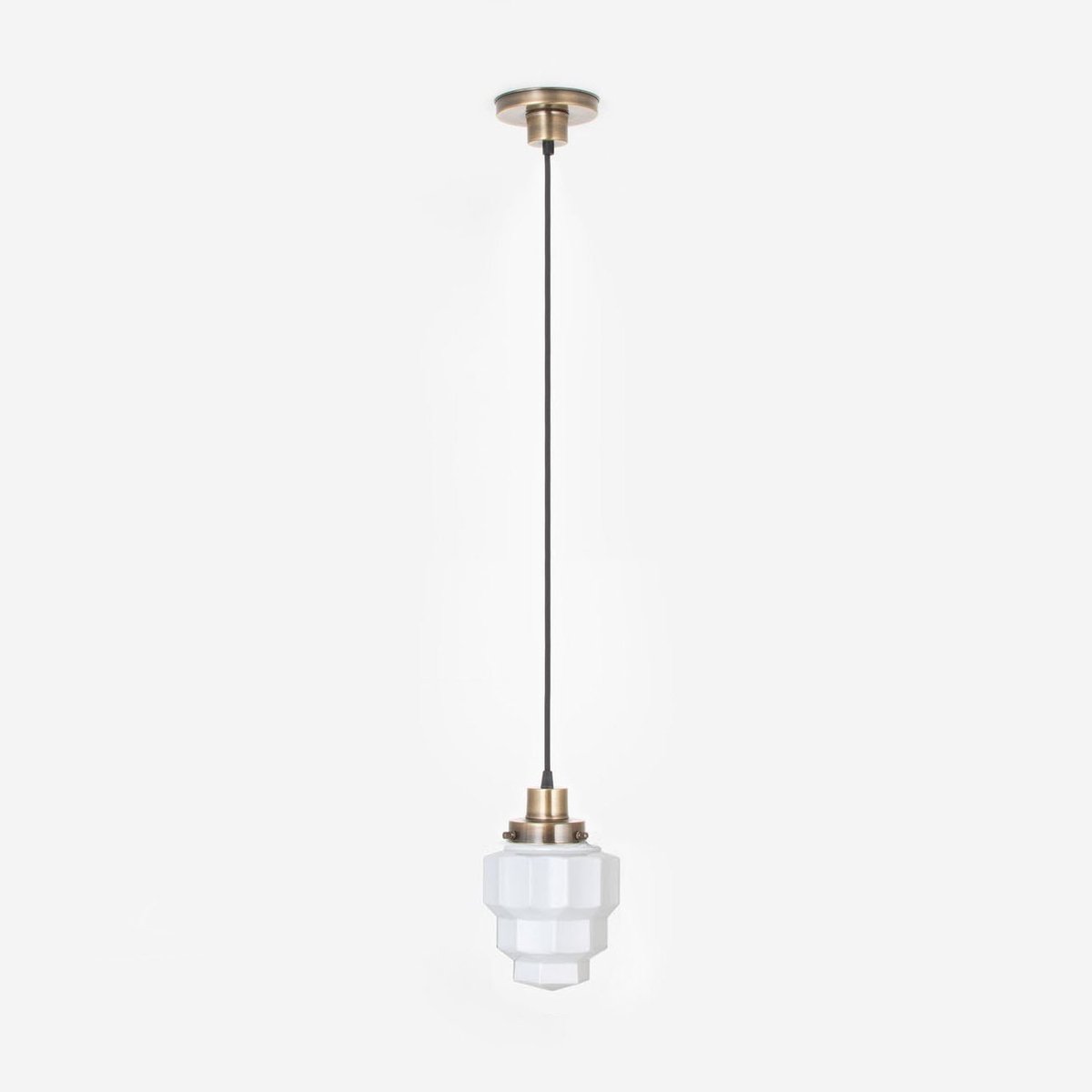 Coloured by Art Hanglamp aan snoer Empire 20's Brons - Art Deco Trade