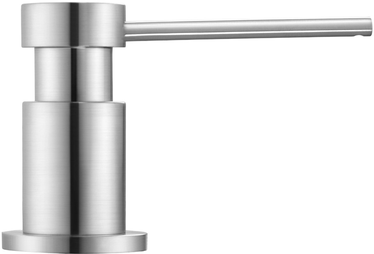SOFETIY MAX 300ML Zeepdispenser - RVS Zeeppomp - 360° Draaibaar Met 300ml flacon - Zeepdispenser Voor Keuken - Zilver