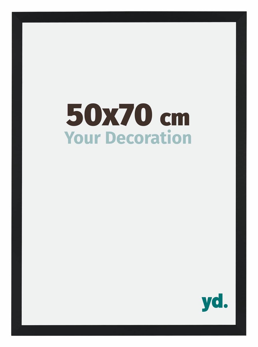 yd. Your Decoration - Fotolijst 50x70 cm - MDF - Zwart Mat - Catania