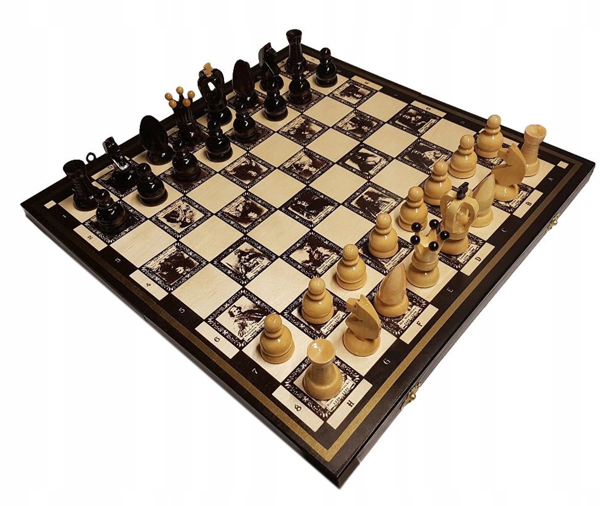 Filipek Koninklijk Houten Schaakspel 35 cm