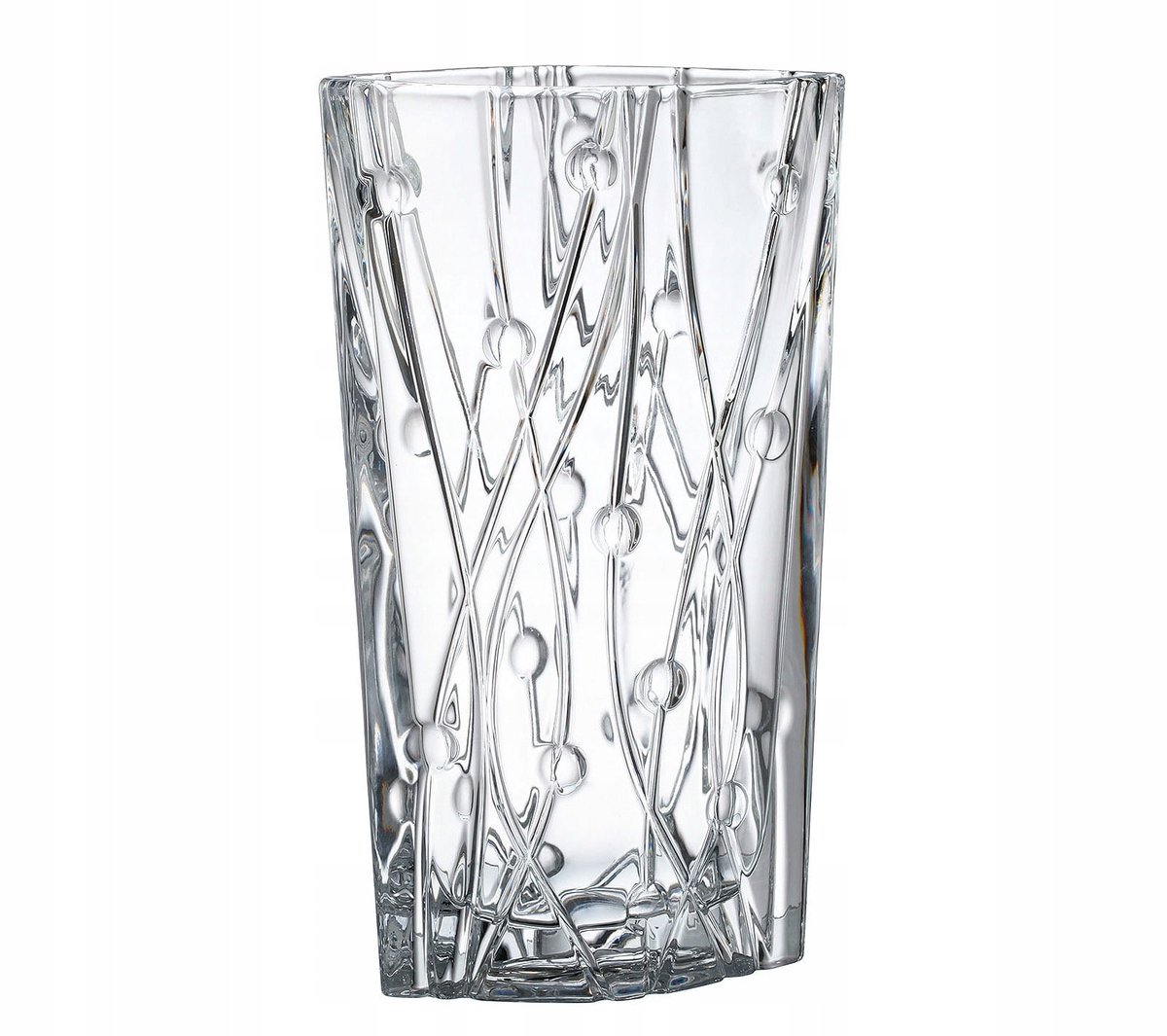 Bohemen Labyrint Kristallen Vaas 30,5 cm - Modern design