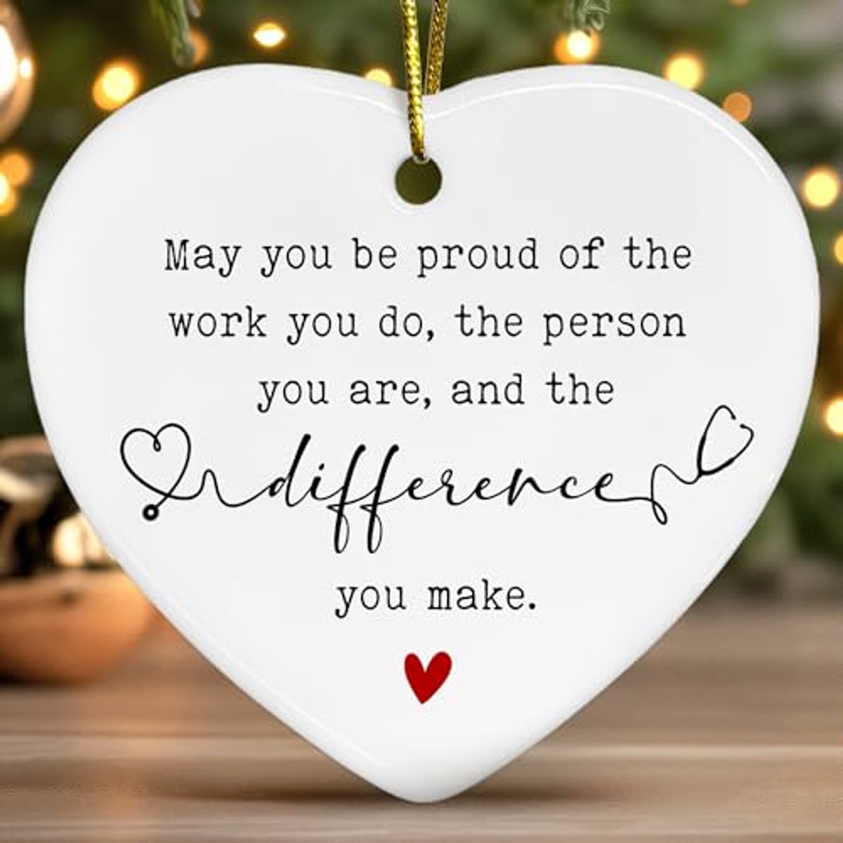 Bedankjes voor Vrouwen - Keramisch Ornament als Pensioencadeau of Waarderingsgeschenk voor Leraren en Collega's