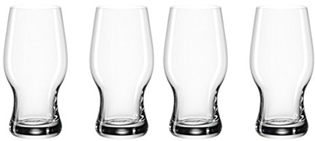 Dubbelwandig Bierglas Set van 4 voor Craftbier