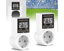 Digitale Temperatuurregelaar met Sensor voor Broeikas en Terrarium - 230V