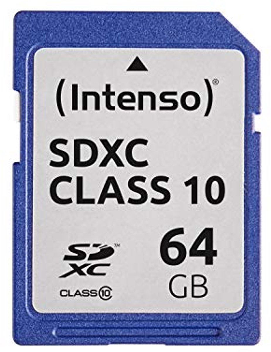64GB SDXC Geheugenkaart Class 10 voor Camera's