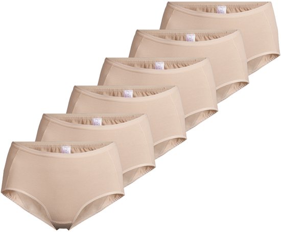 Nina von C Culotte taille haute femme lot de 6 Basique