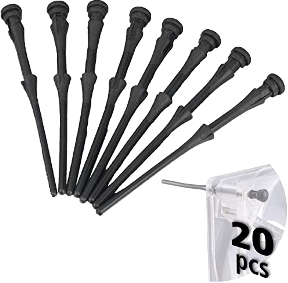 Rubberen Ventilatorhouders voor PC - 20 Stuks, 73 mm, Anti-Vibratie Bevestiging