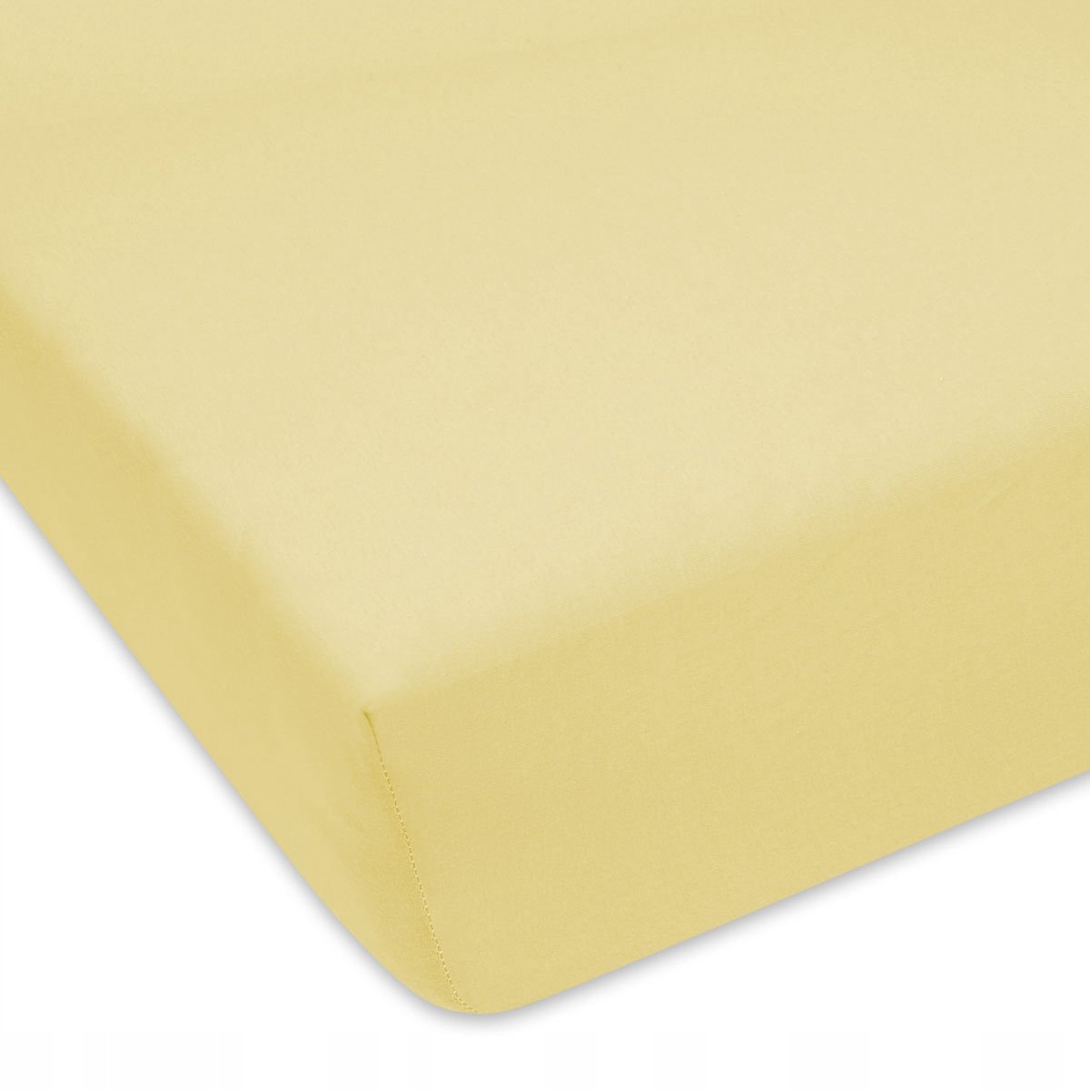 Jersey Hoeslaken 90x190 cm Krem - Hoge Kwaliteit Katoen