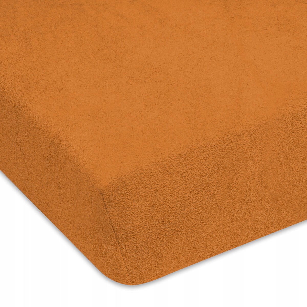 Terry Hoeslaken met Elastiek - Bruin - 200x220 cm