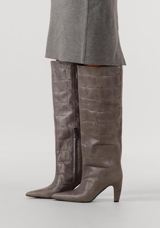 Bottes femmes Bronx Low Jade - Cuir - Femme - Grijs - Pointure 40
