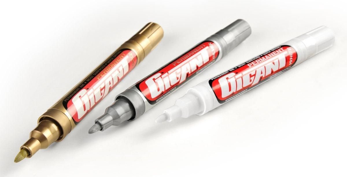 Permanente markers Goud, Wit, Zilver - Waterproof & Sneldrogend