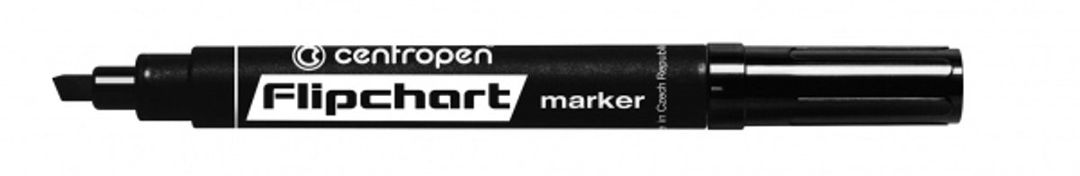 Centropen Whiteboard Marker Zwart - 1 Stuk
