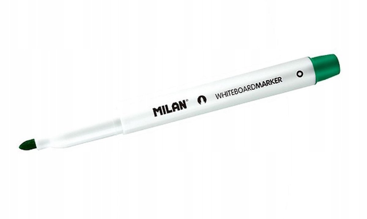Milan Groene Whiteboard Marker, Dunne Punt, Alcoholbasis