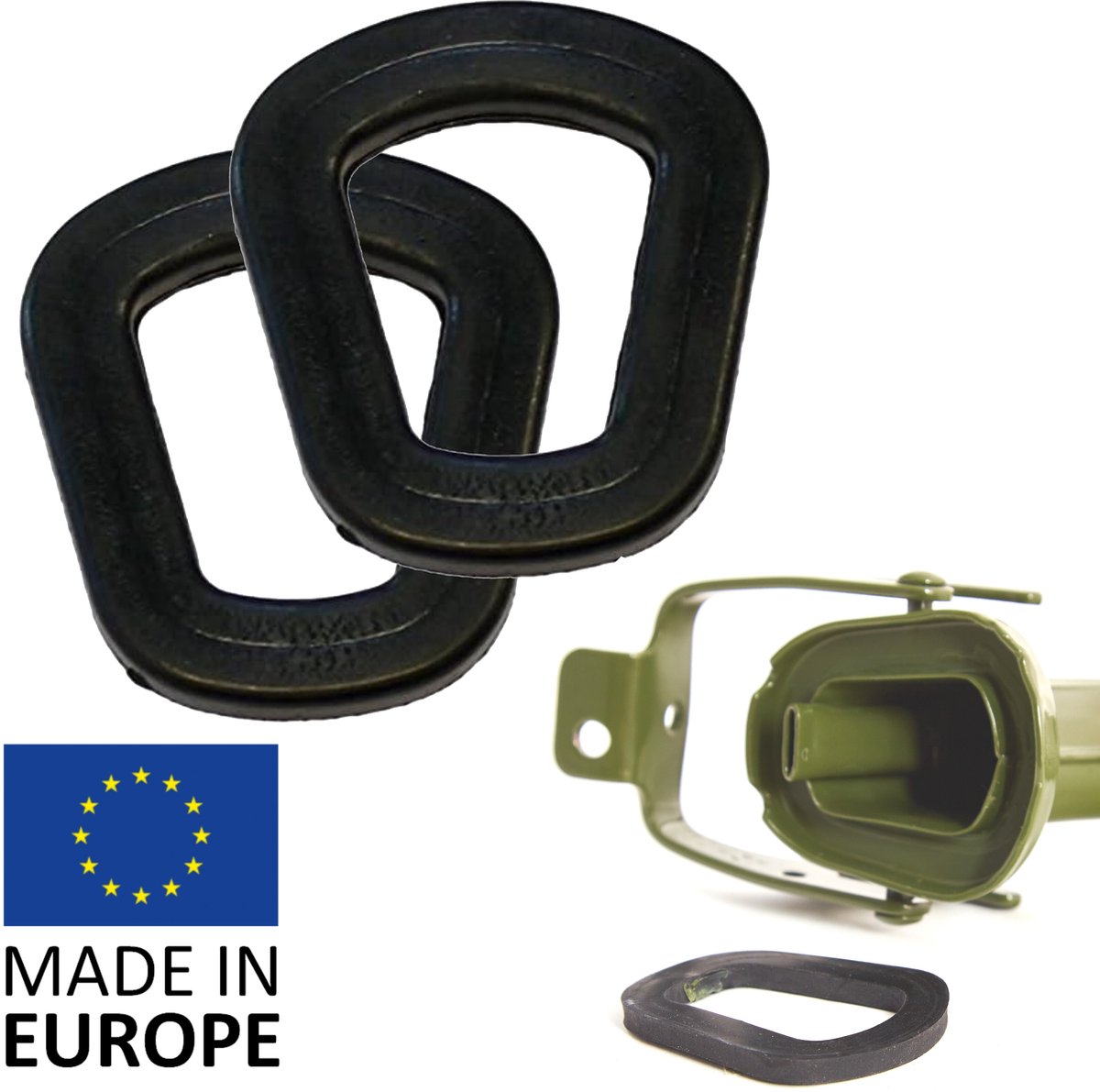 BW® 2x vervangende afdichting voor schenktuit voor Fuel Canister Metalen Benzineblik - Jerrycan - 2 stuks - Gemaakt in Europa