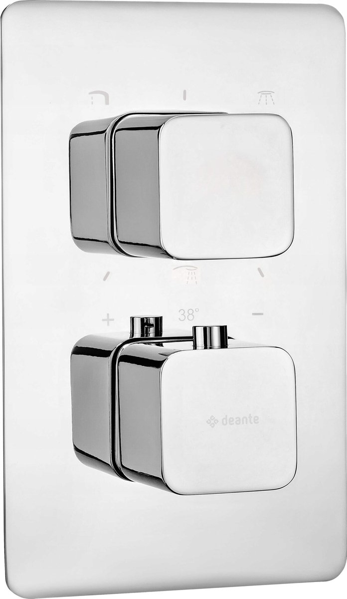 Deante Box Externe Thermostatische Douchekraan BXY 0ECT - Chroom