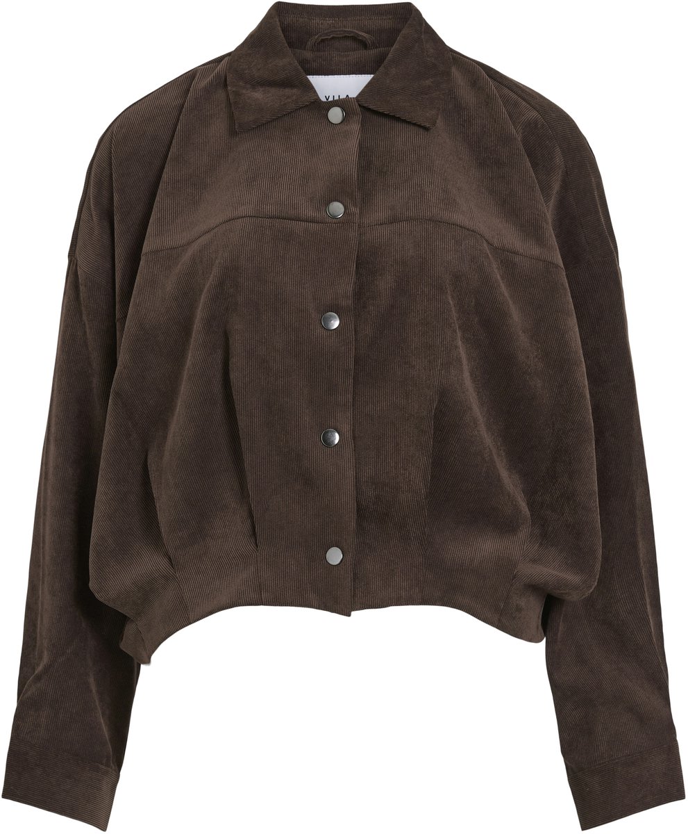 Vila Jas Vicourdie L/s Jacket 14117202 Coffee Bean Dames Maat - 36