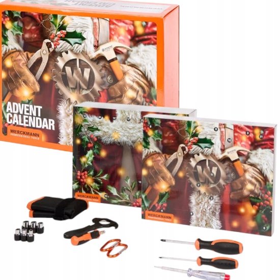 Werckmann Gereedschap Adventskalender voor Mannen - 24 Verrassingen