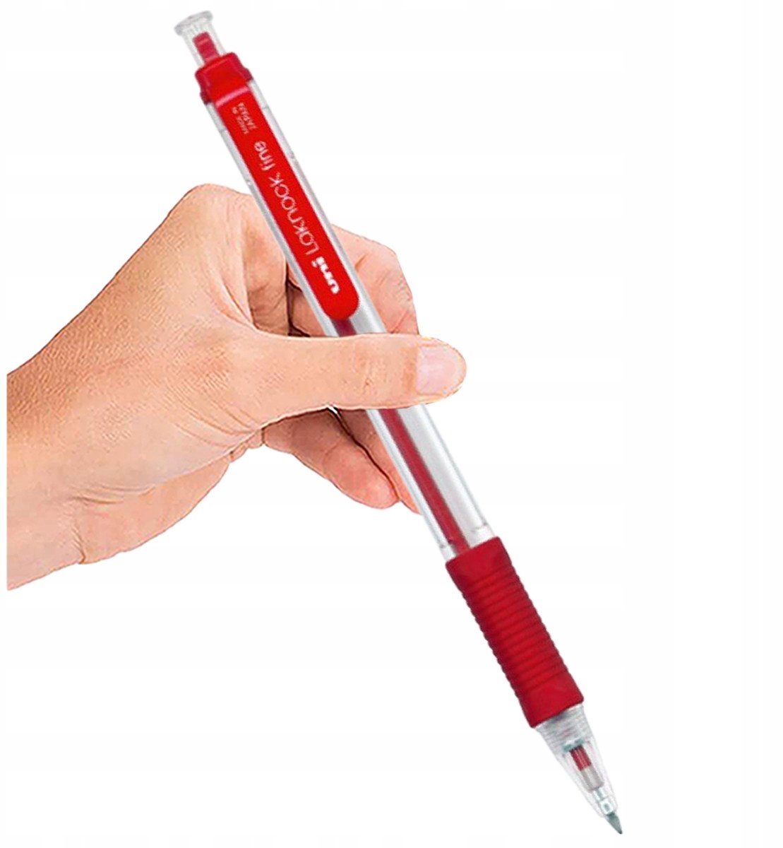 UNI Rode Automatische Pen - Vervangbare Vulling, 0.7mm