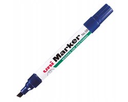 Permanente Marker NO-580B Blauw, Afgeschuinde Punt