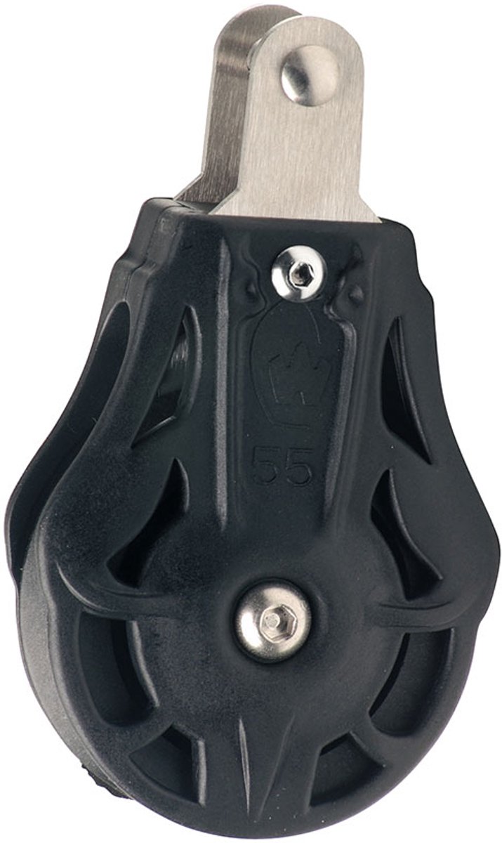 Wichard Eenvoudige Ringschijf Poelie 8-9 Mm Zilver 35 mm