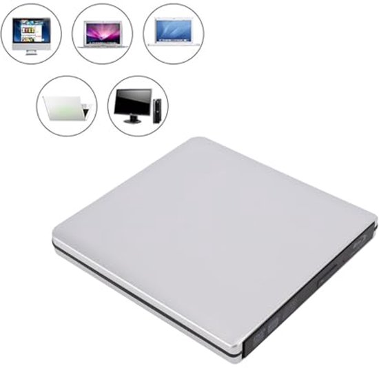 Premium Externe USB3.0 Blu Ray DVD CD Schrijver voor Desktop en Laptop — afbeelding 2