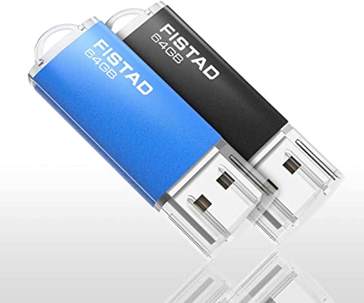 USB-stick 64 GB - 2 stuks, Geheugensticks voor PC en Laptop