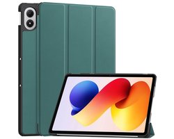 Coverup Tablethoes geschikt voor Xiaomi Redmi Pad 2 Pro Hoesje - Tri-Fold Book Case met Wake/Sleep - Groen