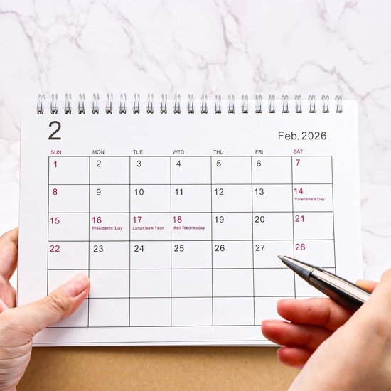 Jaarkalender 2024 Kleine Bureaukalender Kalender 2024 Maa Wandkalender In N Oogopslag Staande Kalender Bureaukalender Voor Het Vastleggen Van Evenem