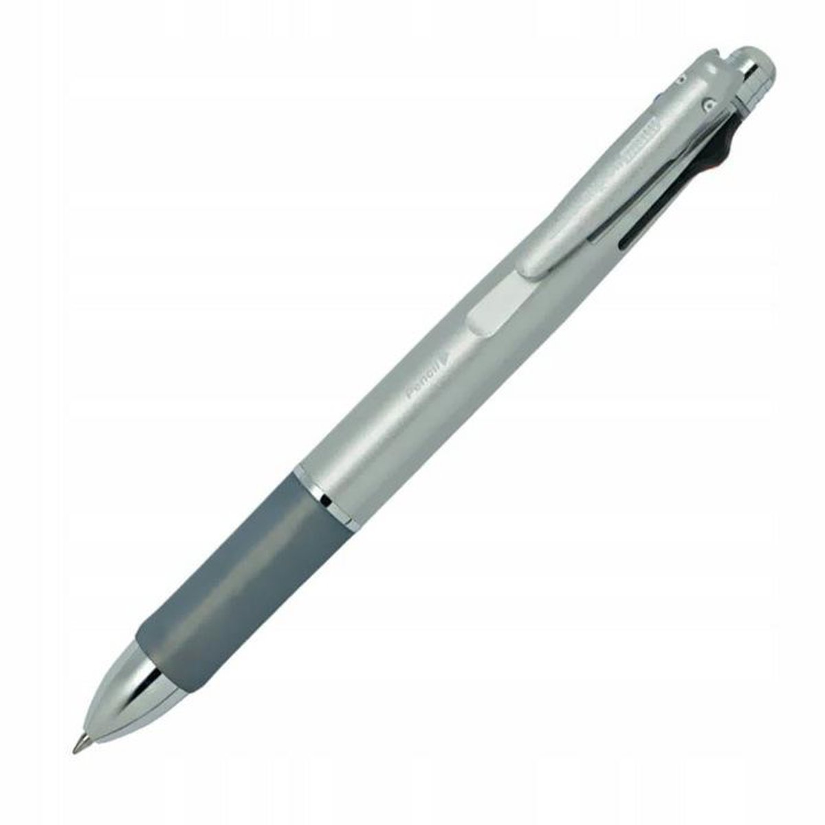 Zebra Clip ON Multi 1000 Zilver - Multifunctionele pen met potlood
