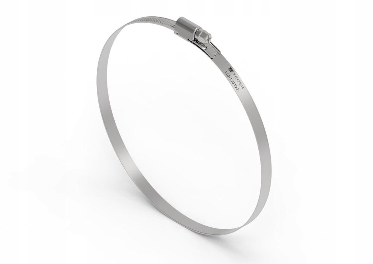 RVS Slangklem 110-130mm, 9mm Breed - Duurzame Bevestiging