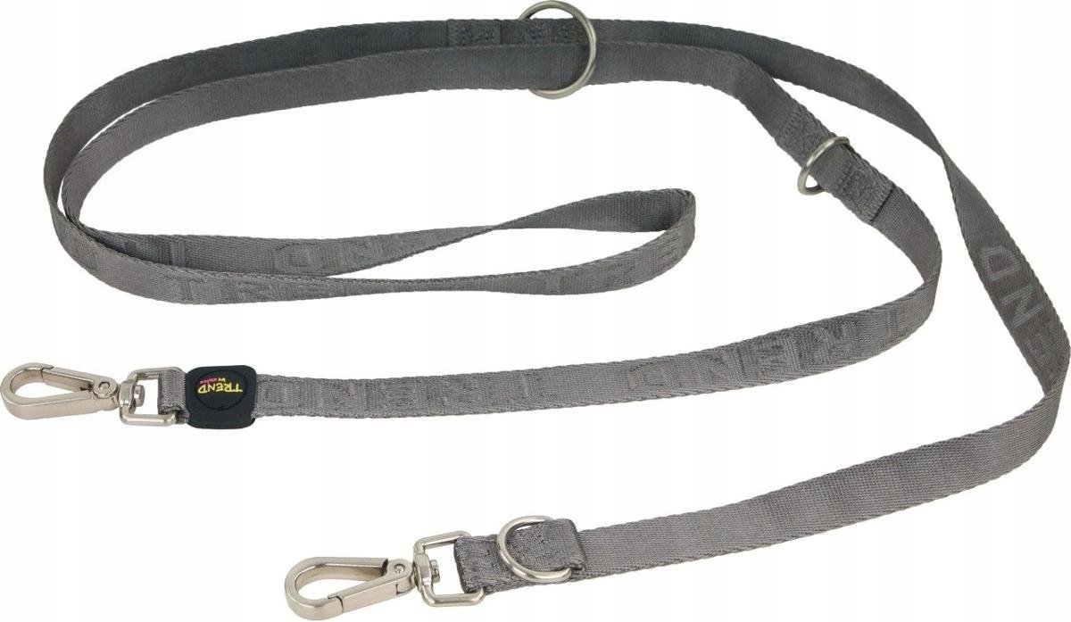 Chico Trend Verstelbare Hondenlijn Nylon 20mm x 220cm Grijs