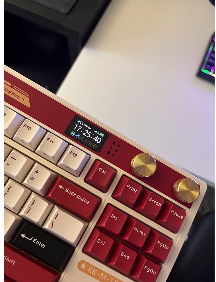 Royal Kludge RKM87 - Mechanisch Gaming Toetsenbord - Draadloos - Gaming Keyboard - Met LCD-Scherm thumbnail 5