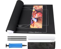 Tapis de puzzle 2000 pièces avec sac de rangement – Solution de puzzle portable pour les amateurs de puzzles