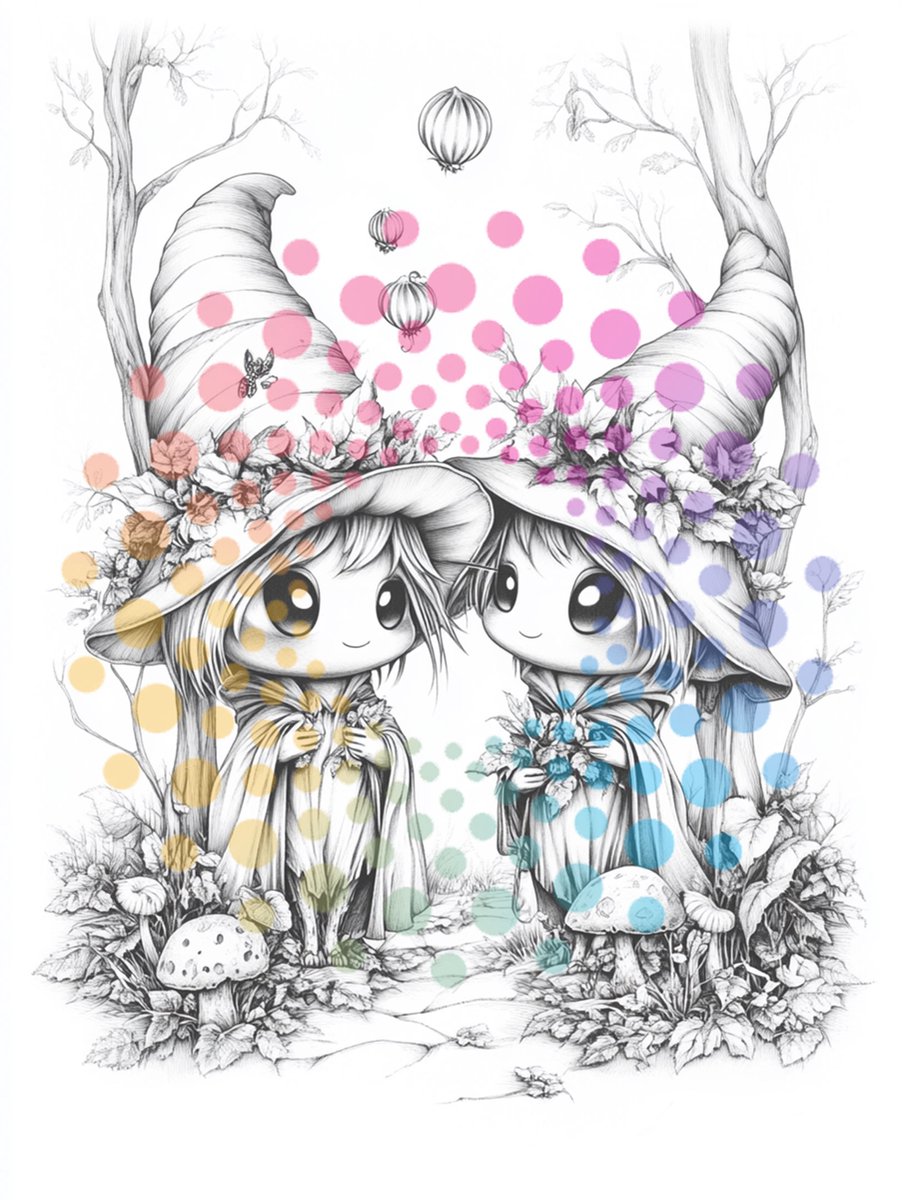KleurLab® - Het Magische Bos - Kleurboek voor Volwassenen - Fantasy - Natuur - Dieren - 48 A4 Kleurplaten - Enkelzijdig Bedrukt — afbeelding 8