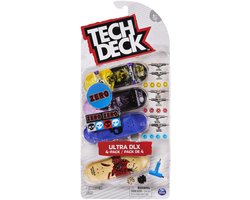 Tech Deck Ultra Dlx Fingerboards 4-Pack Assorti