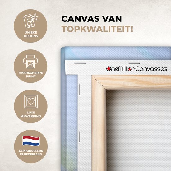 Tableau Peinture à l'Huile - Couleurs - Fleurs - 120x90 cm - Décoration murale