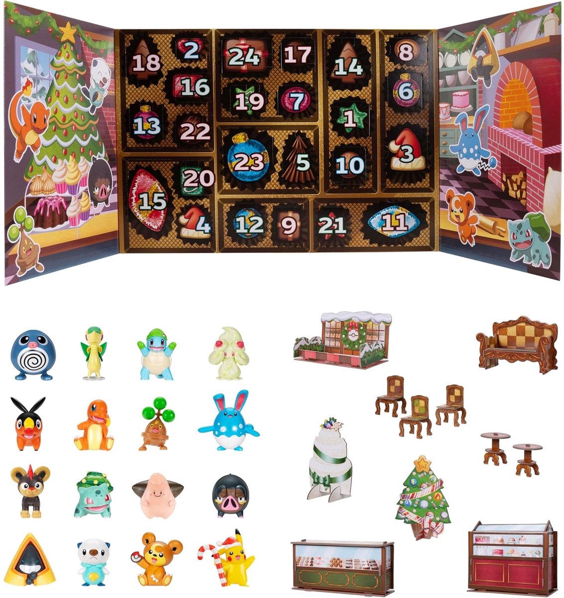 Pokemon Holiday Adventskalender 24-pack