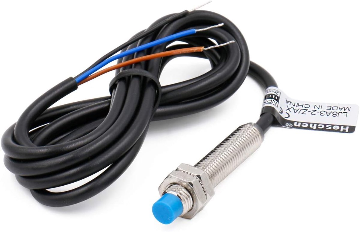 Inductieve Nabijheidssensor Schakelaar 2mm 10-30VDC NPN Normaal Gesloten (NC) 3 Draad