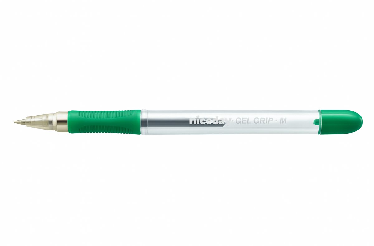 Niceday Gel Rollerbalpennen – Medium Punt 0,4mm - Groen - 12 Stuks