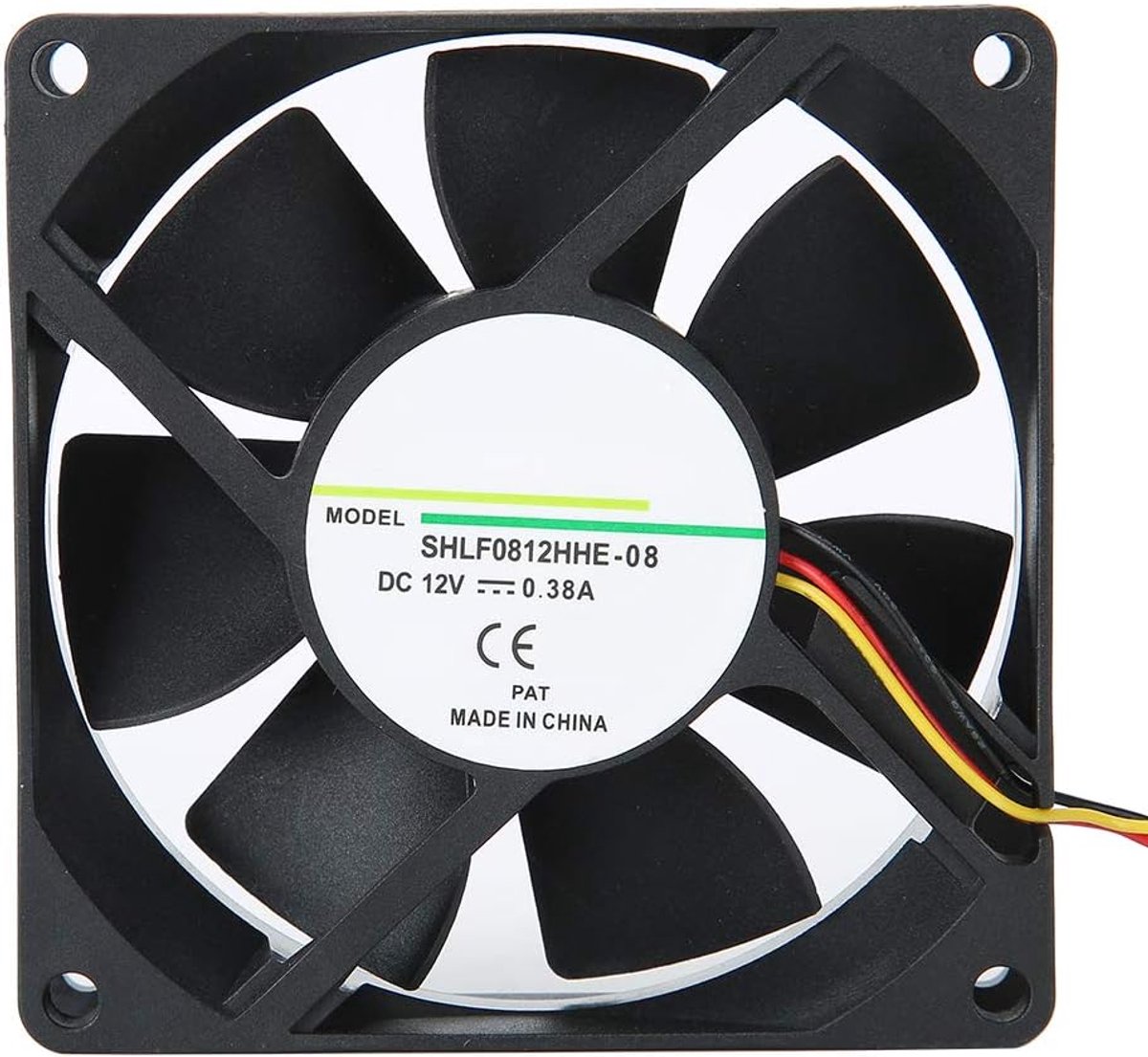 DC 12V 3PIN Koelventilator 80 x 80 mm - Duurzame Warmteafvoer met 80.000 Uur Levensduur