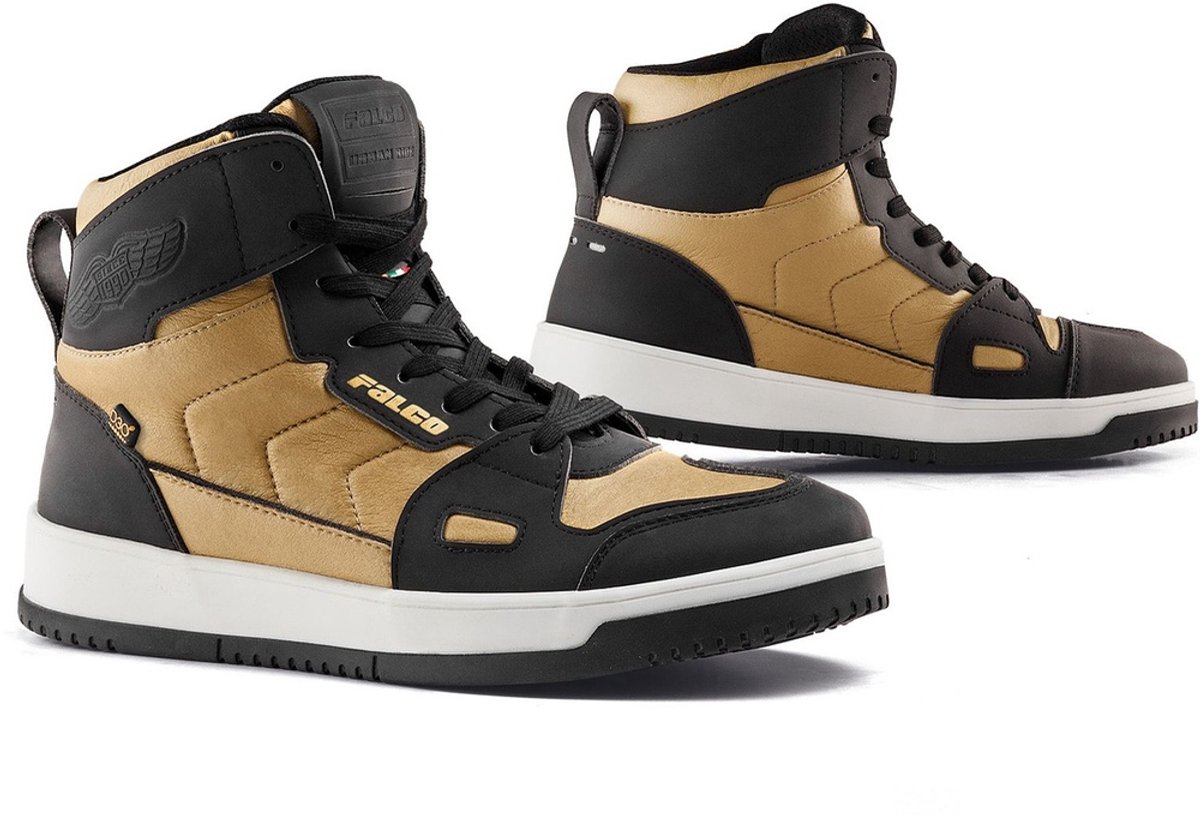 Falco Harlem Dames Schoenen Zwart Goud - Laars