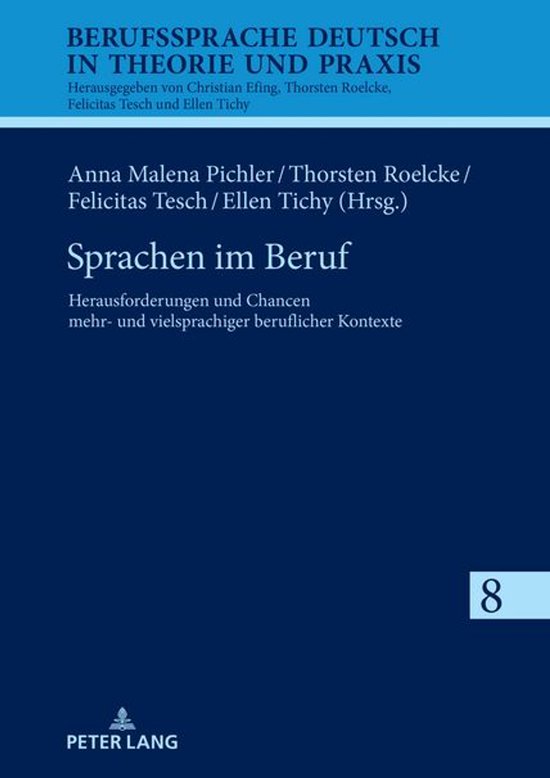 Berufssprache Deutsch in Theorie und Praxis 8 - Sprachen im  ... - cover