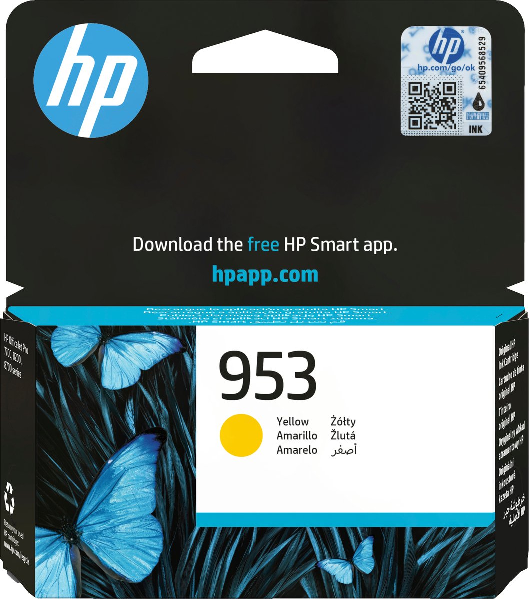 HP cartridges 953 - Instant Ink (Geel)
