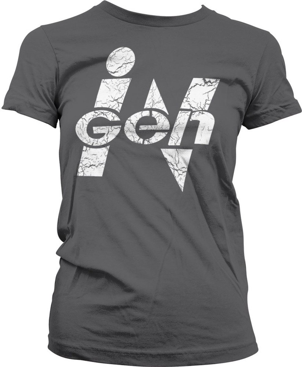 Jurassic Park Dames Tshirt -XL- iGen Grijs