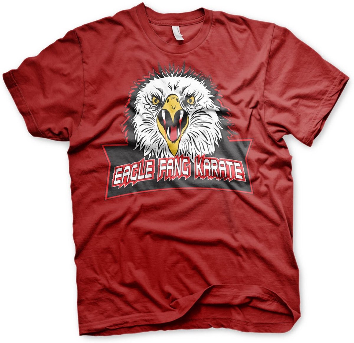Cobra Kai Eagle Fang Karate T-shirt Tango-Red